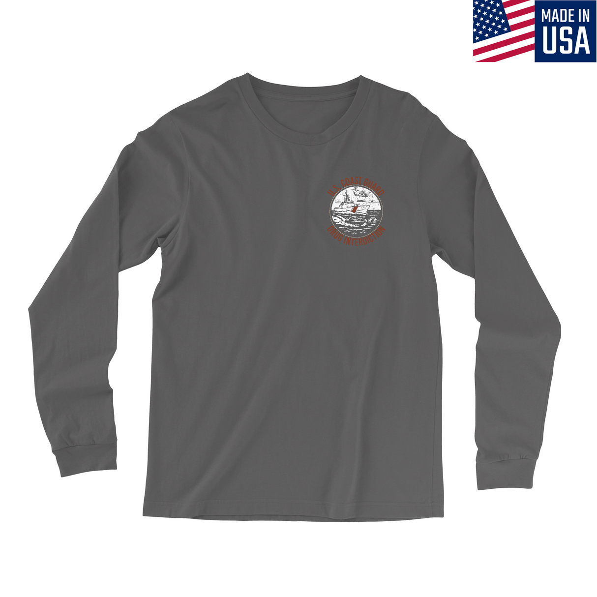 Mens Small Charcoal Style_Long Sleeve