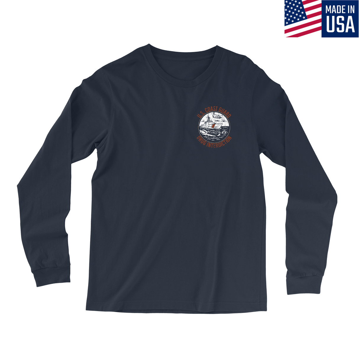 Mens Small Navy Style_Long Sleeve