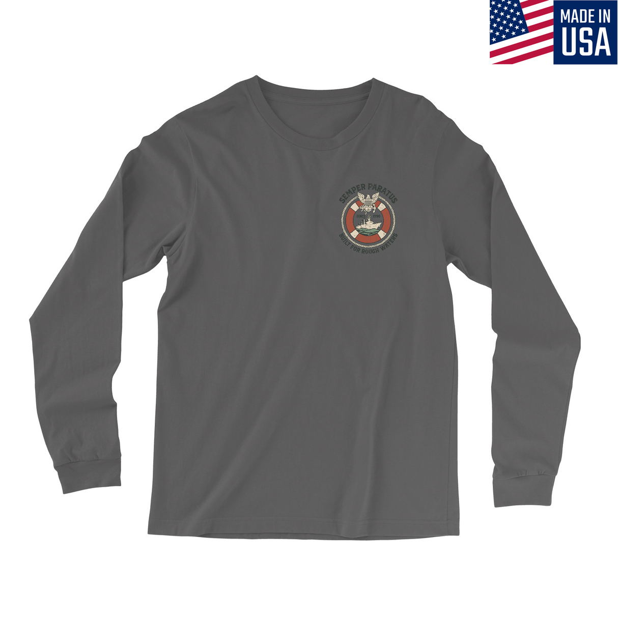Mens Small Charcoal Style_Long Sleeve