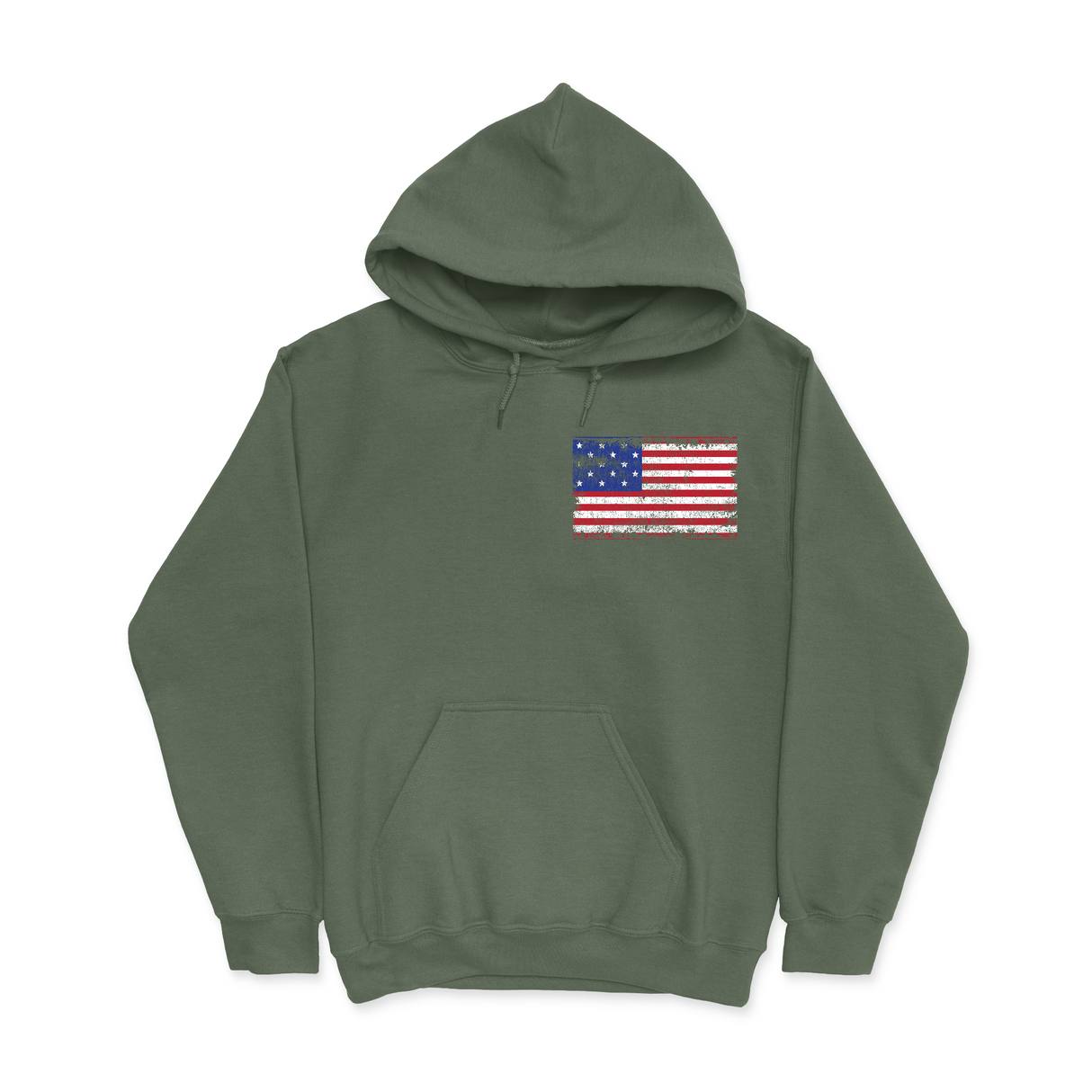 Mens Small Military Green Style_Hoodie
