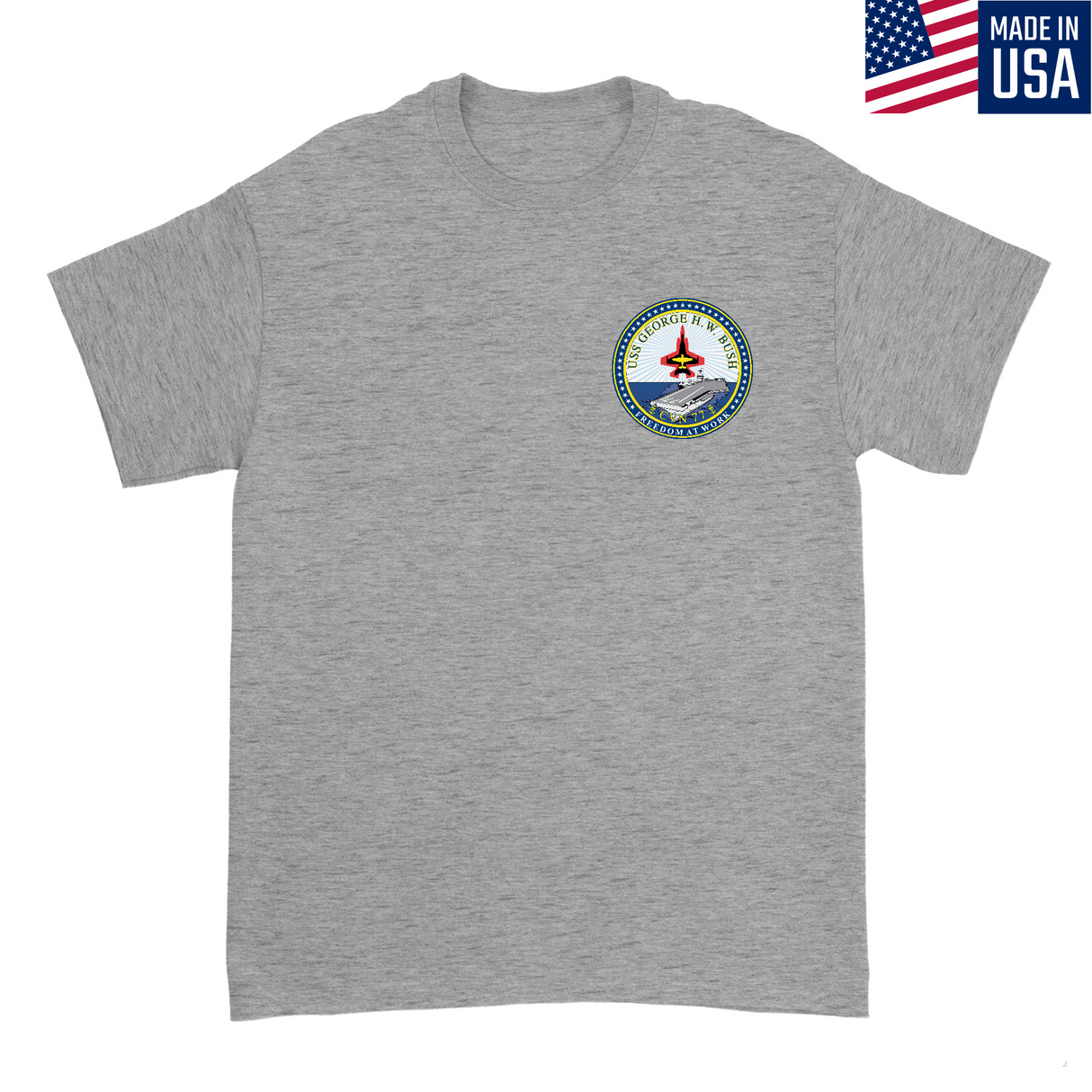 Mens Small Dark Ash Style_T-Shirt