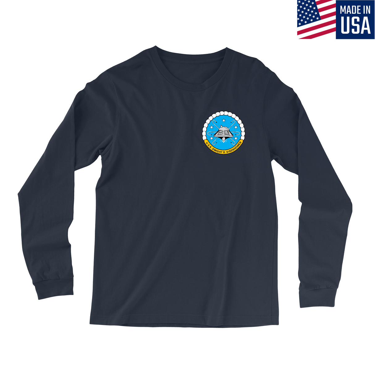 Mens Small Navy Style_Long Sleeve
