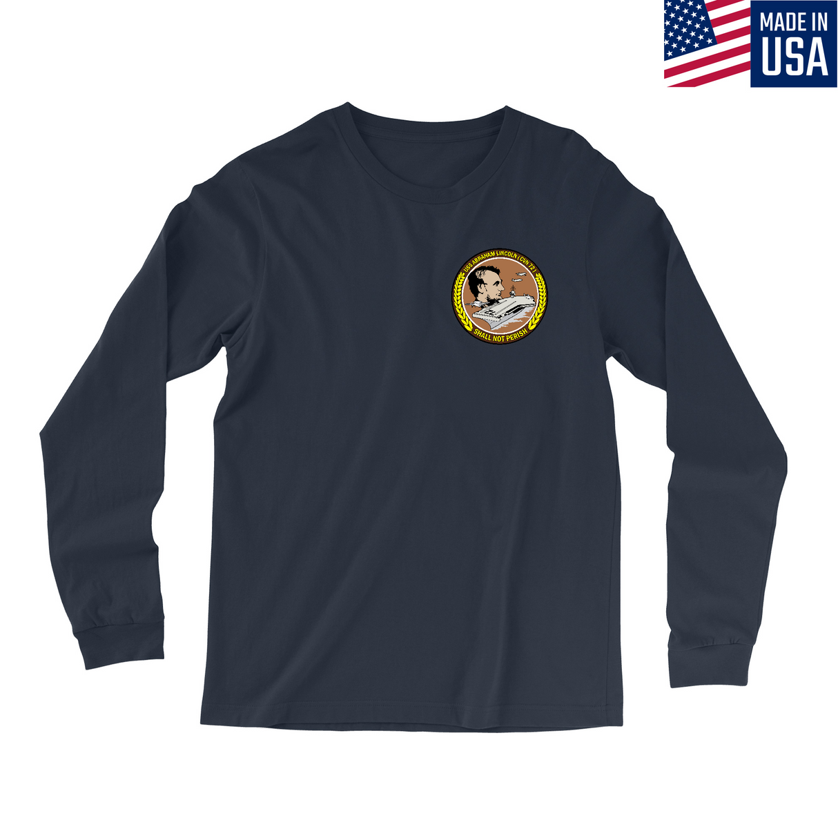 Mens Small Navy Style_Long Sleeve