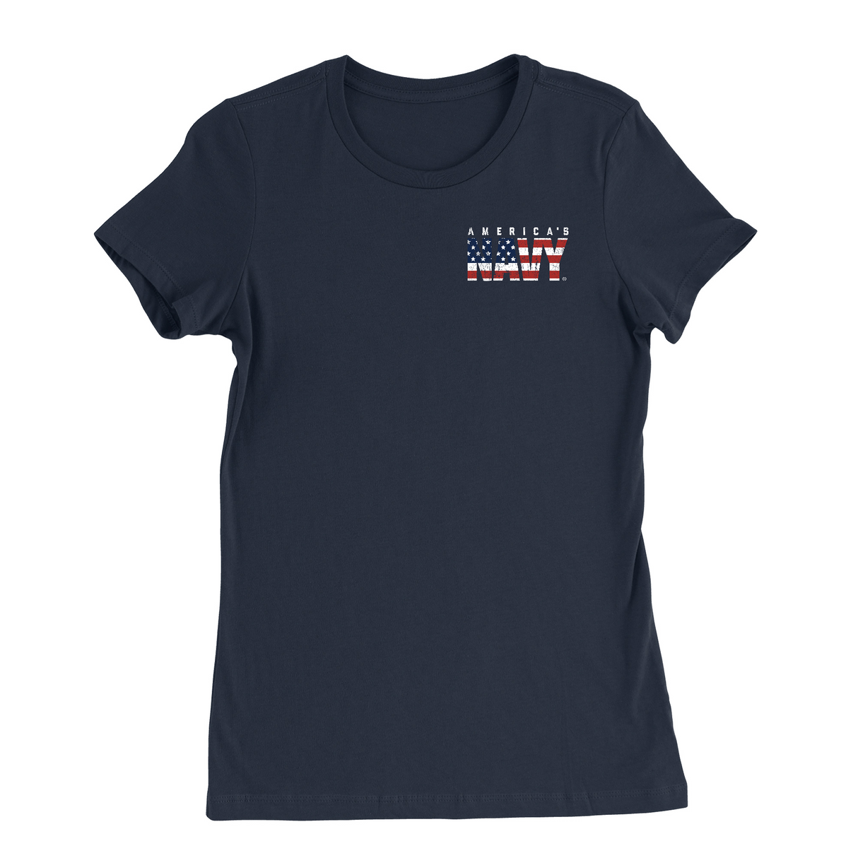 Womens Small Navy Style_T-Shirt