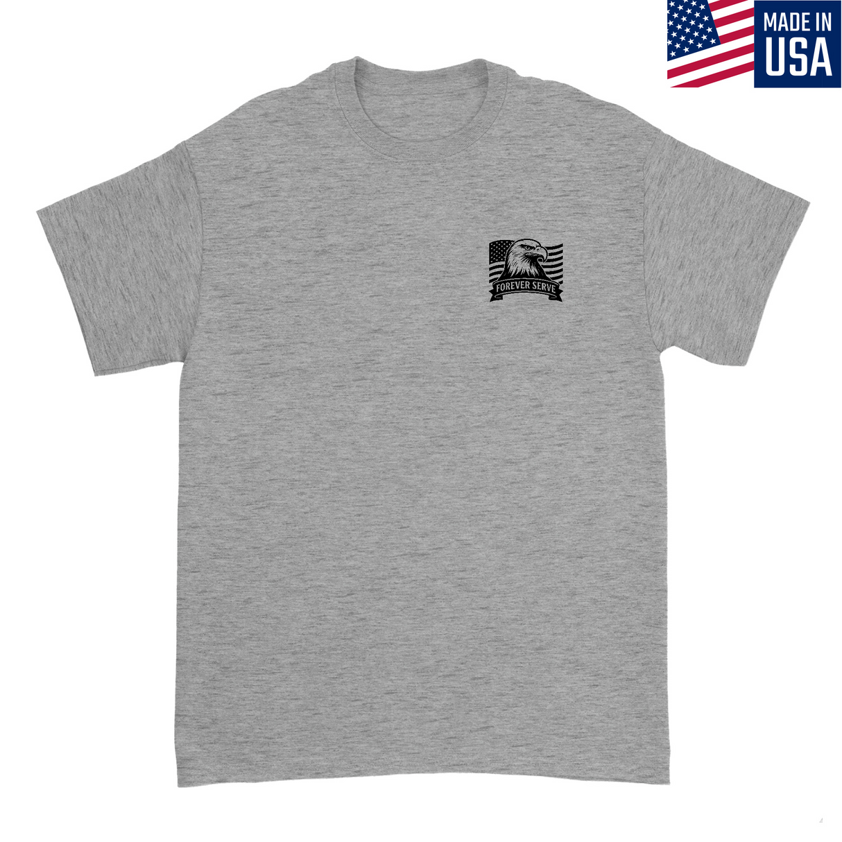 Mens Small Dark Ash Style_T-Shirt