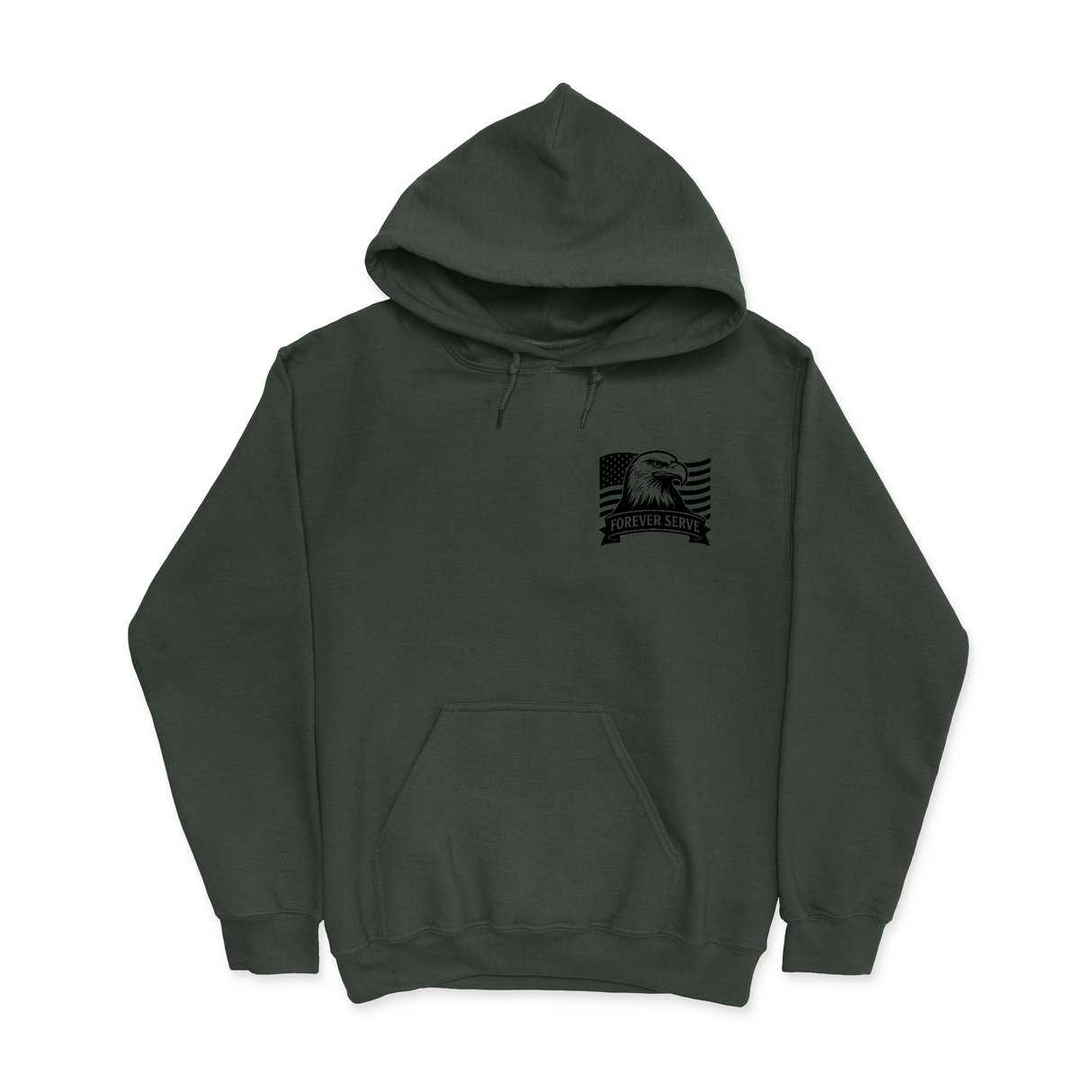 Mens Small Forest Green Style_Hoodie