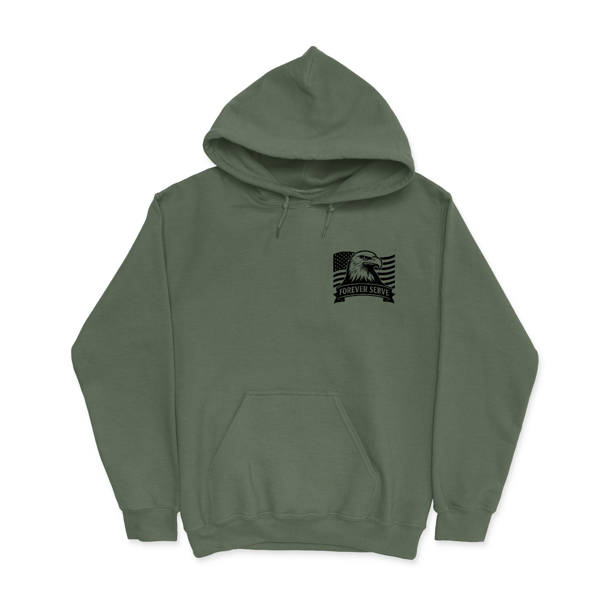 Mens Small Military Green Style_Hoodie