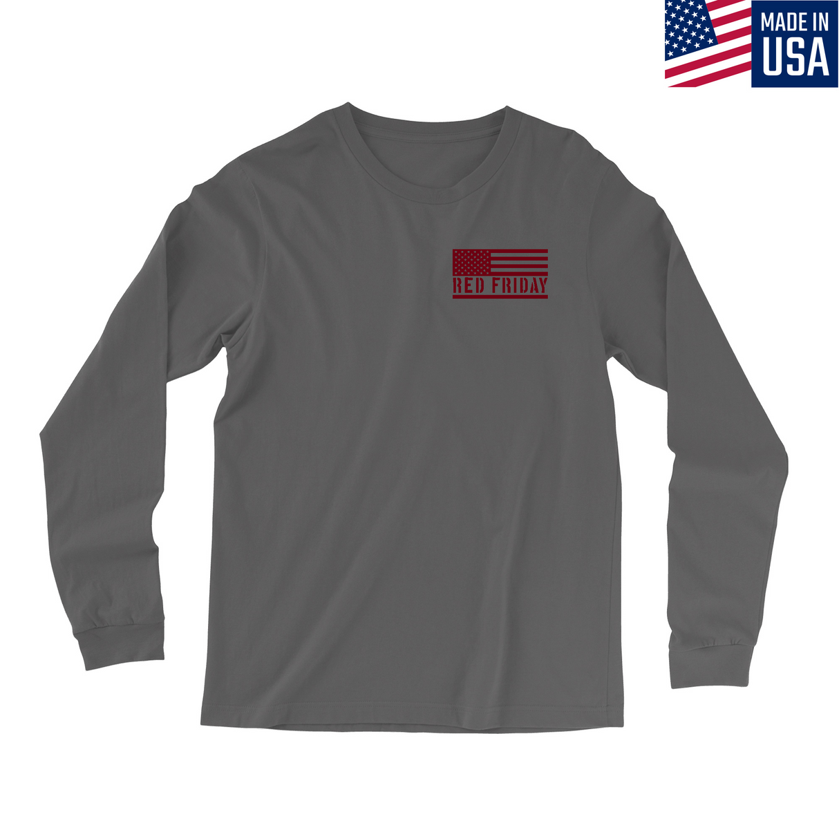 Mens Small Charcoal Style_Long Sleeve