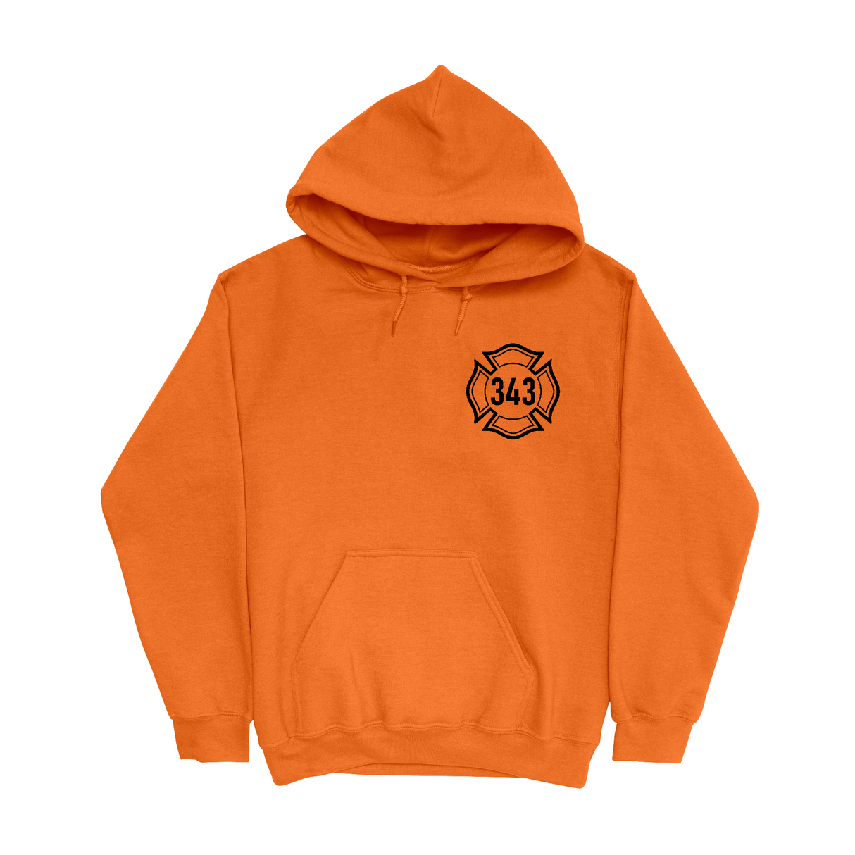 Mens Small Orange Style_Hoodie