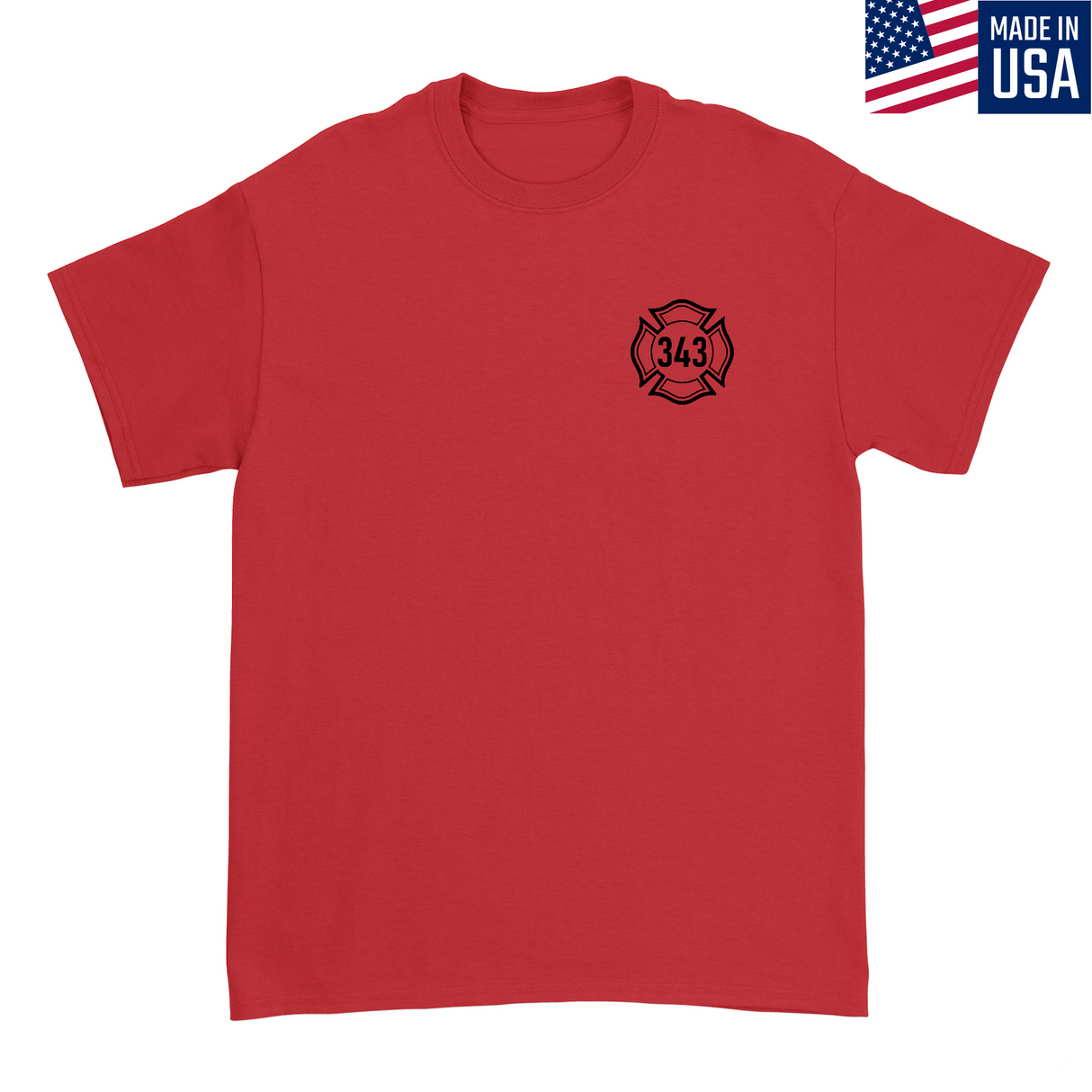 Mens Small Red Style_T-Shirt
