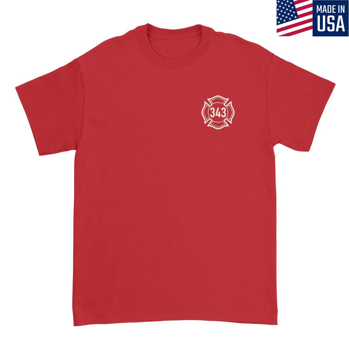 Mens Small Red Style_T-Shirt
