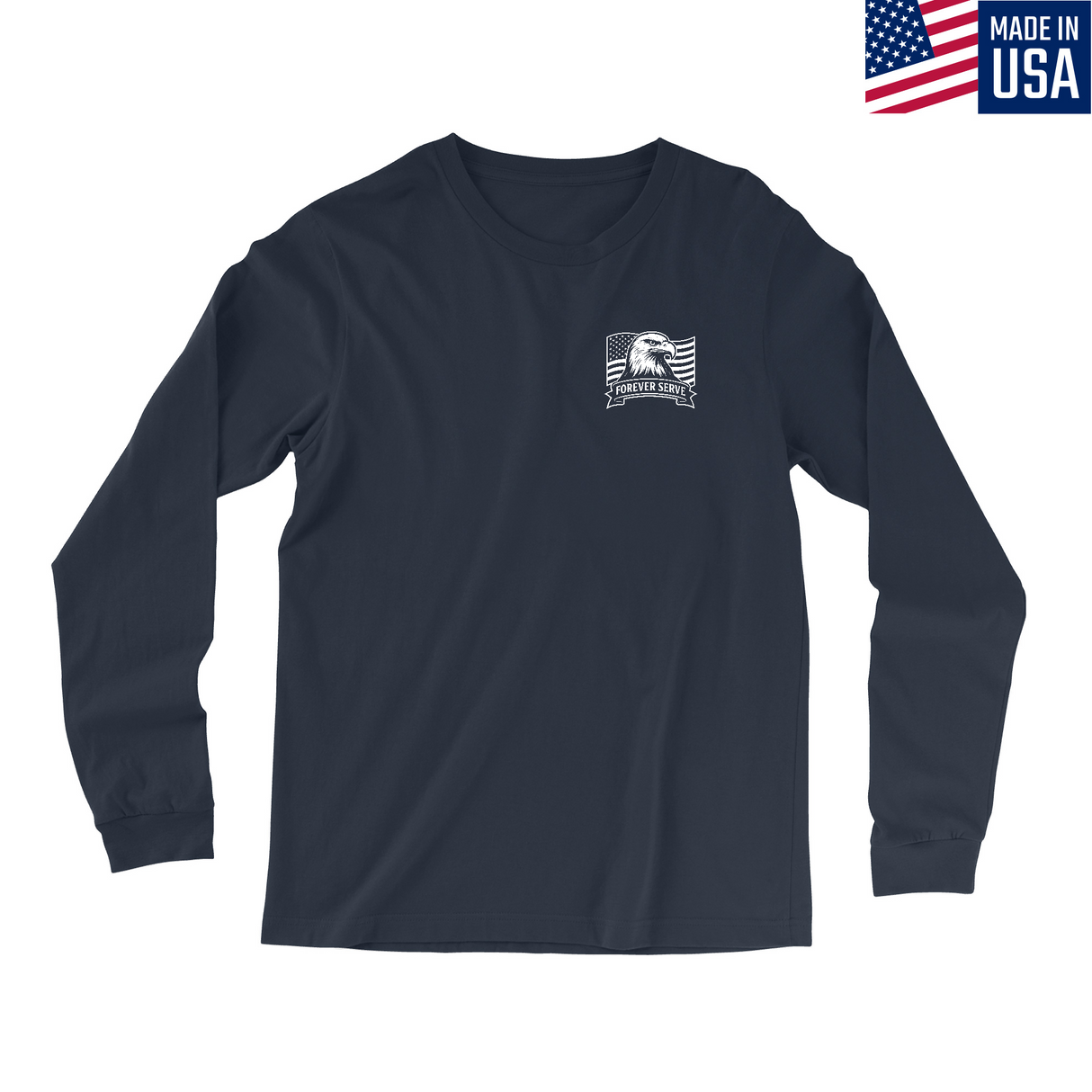 Mens Small Navy Style_Long Sleeve