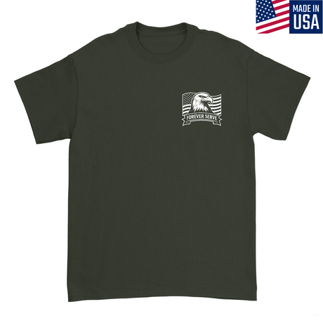 Mens Small Military Green Style_T-Shirt