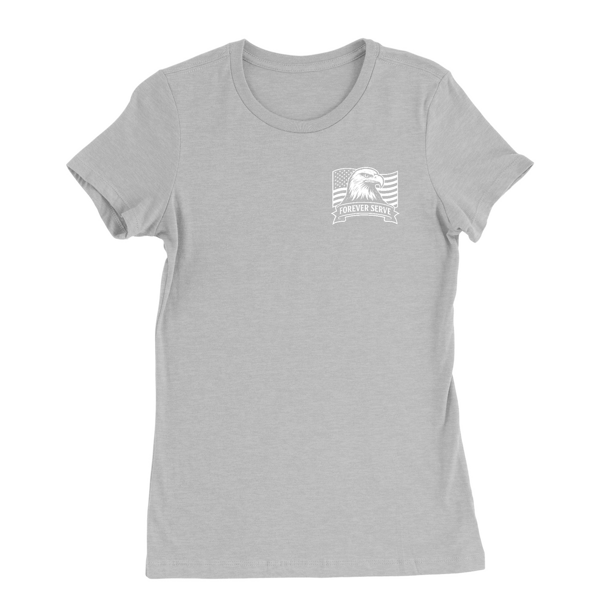 Womens Small Solid Athletic Grey Style_T-Shirt