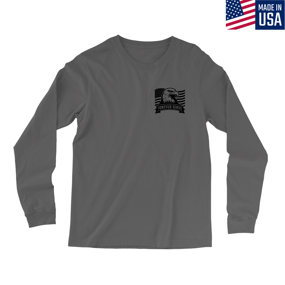 Mens Small Charcoal Style_Long Sleeve