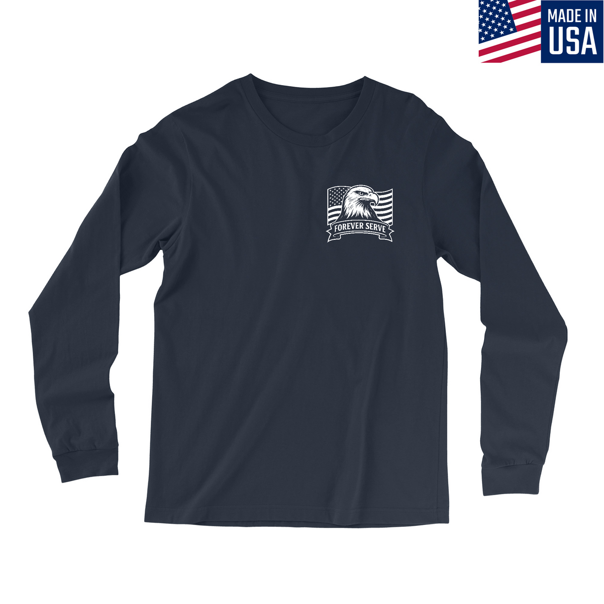 Mens Small Navy Style_Long Sleeve
