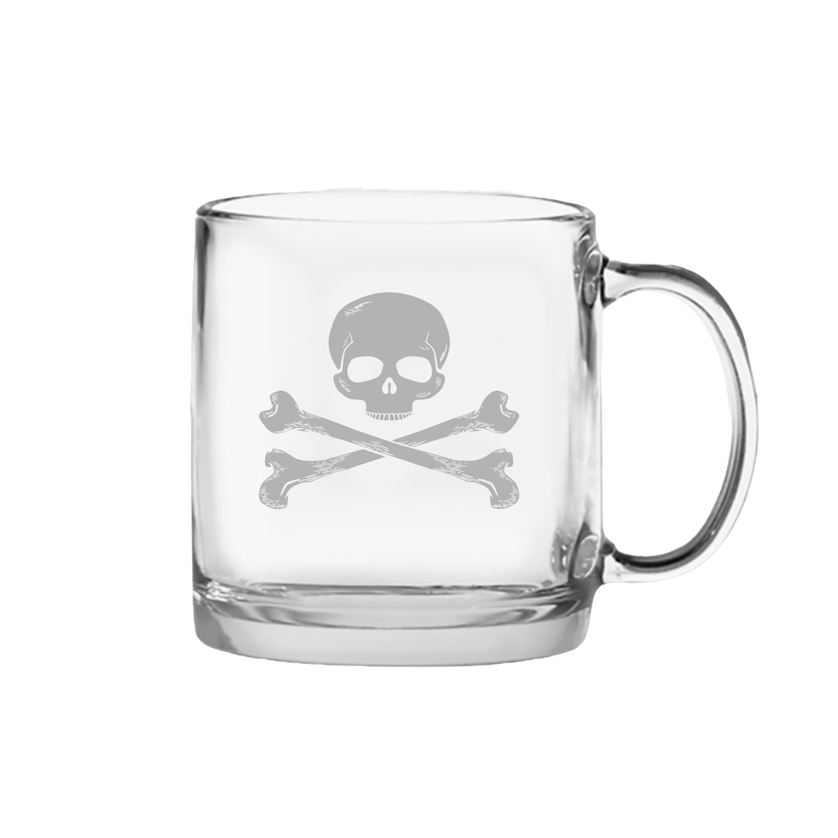 Jolly Roger Coffee Mug Glass