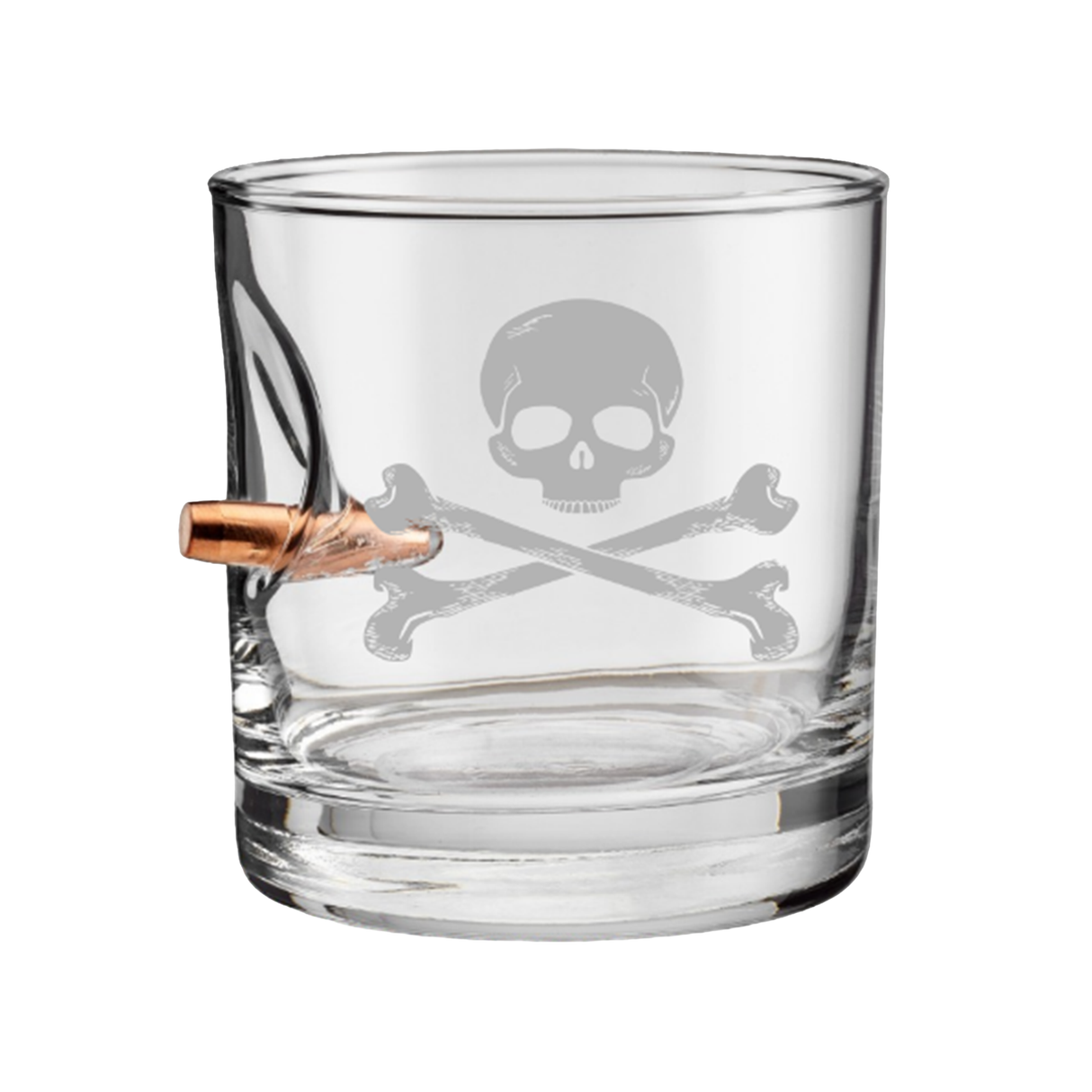 Jolly Rogers Rocks Glass