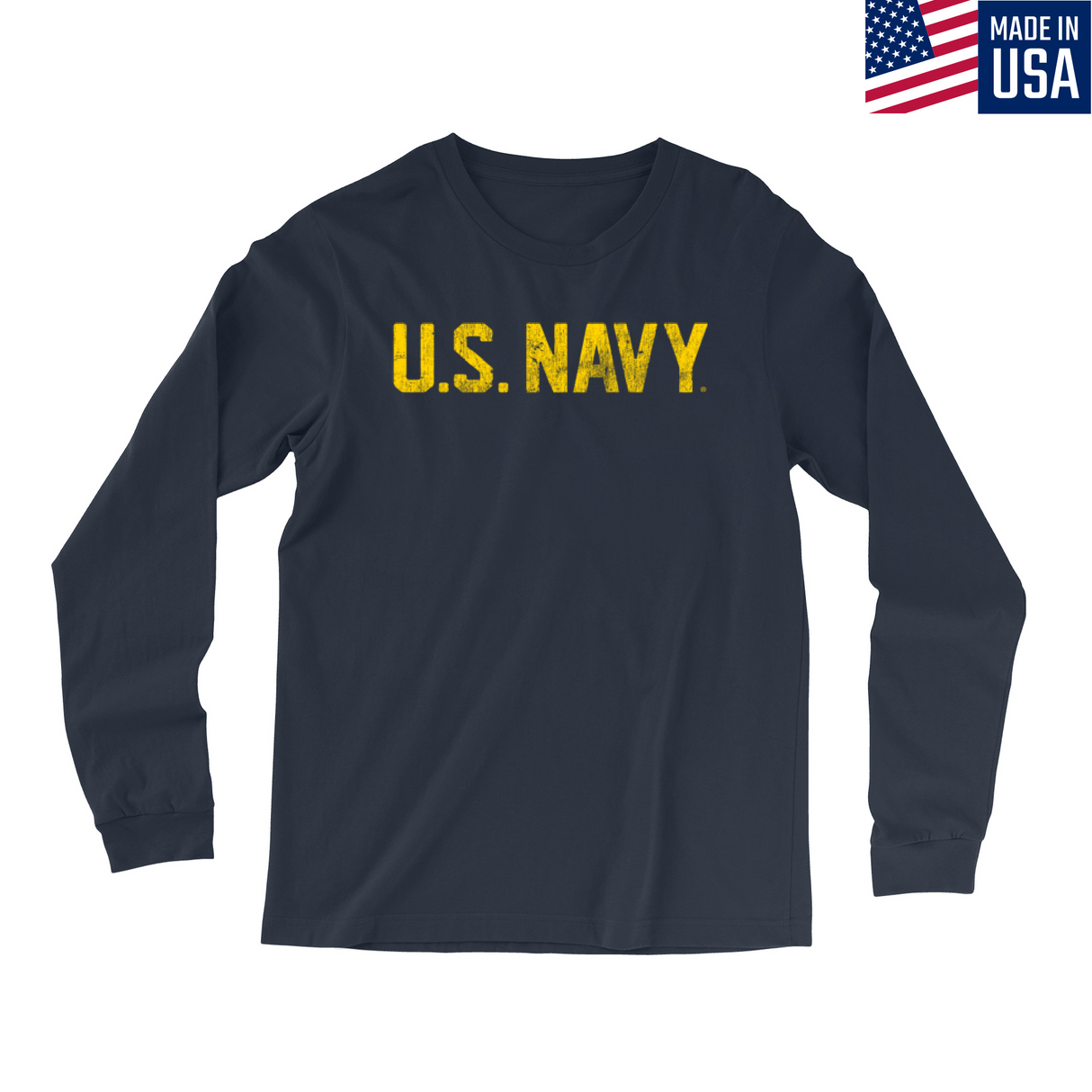 Mens Small Navy Style_Long Sleeve