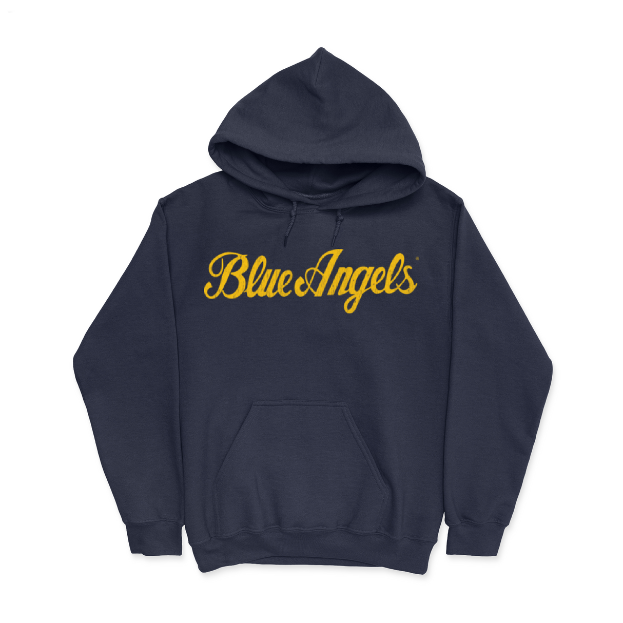 Blue Angels Script Men's Hoodie