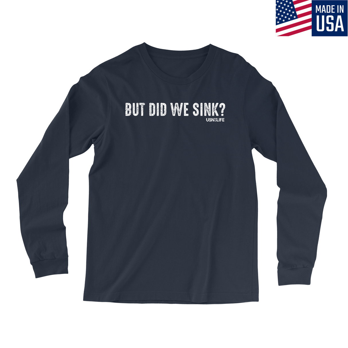 Mens Small Navy Style_Long Sleeve