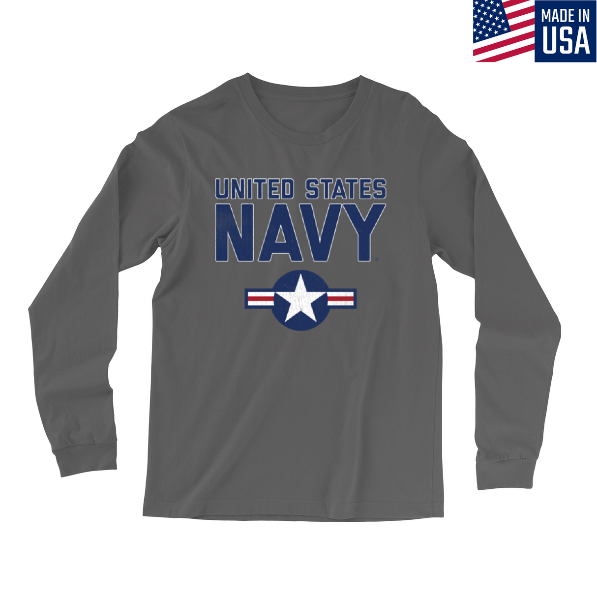 Mens Small Charcoal Style_Long Sleeve