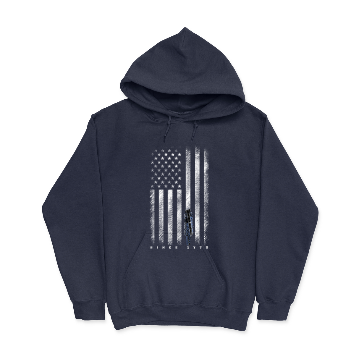 Mens Small Navy Style_Hoodie