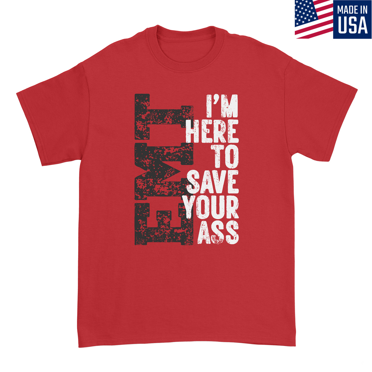 Mens Small Red Style_T-Shirt