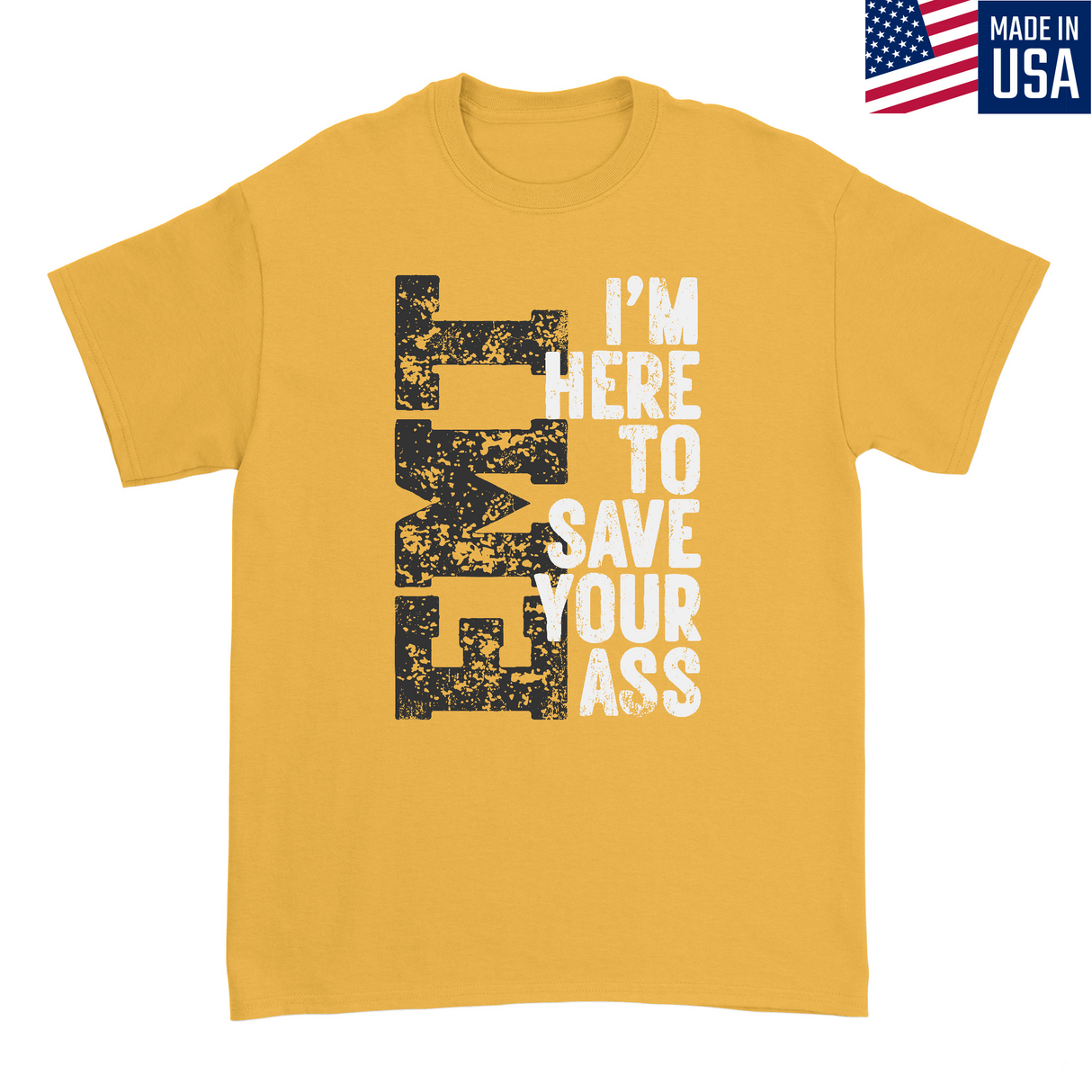 Mens Small Yellow Style_T-Shirt