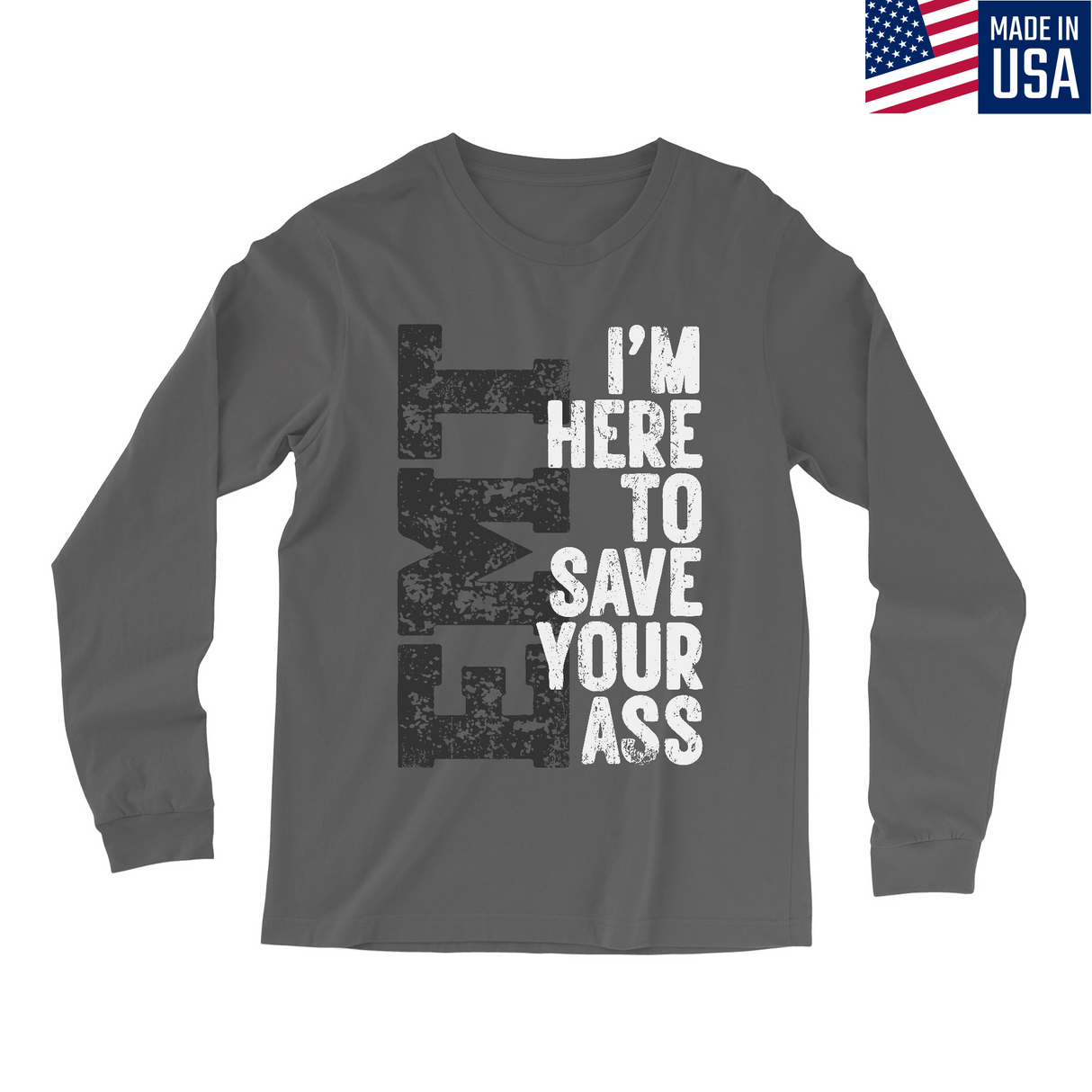 Mens Small Charcoal Style_Long Sleeve