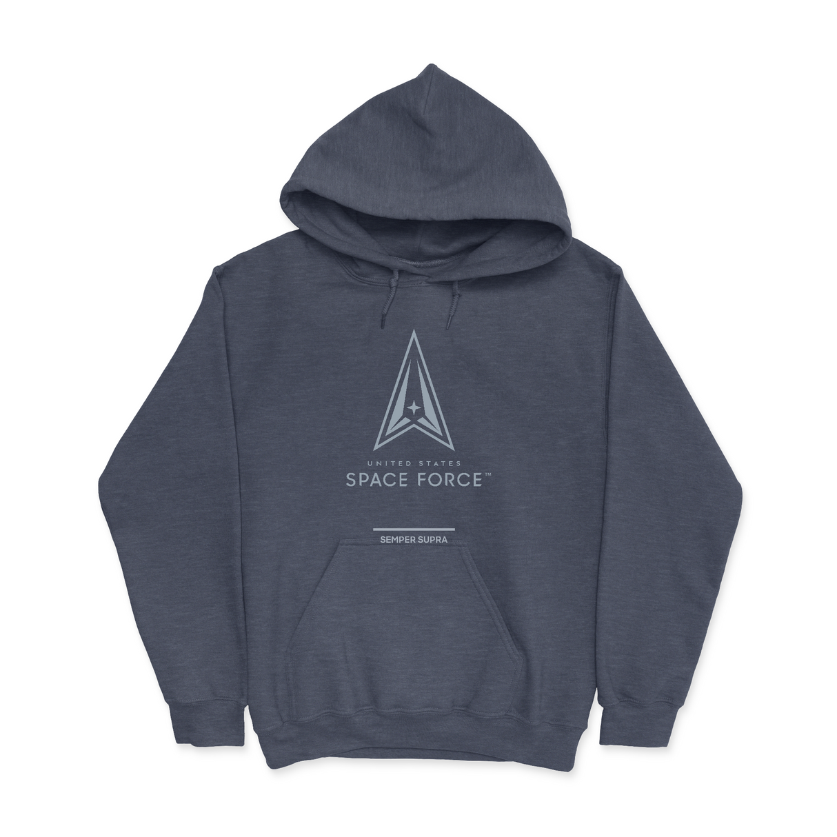 Mens Small Heather Sport Dark Navy Style_Hoodie