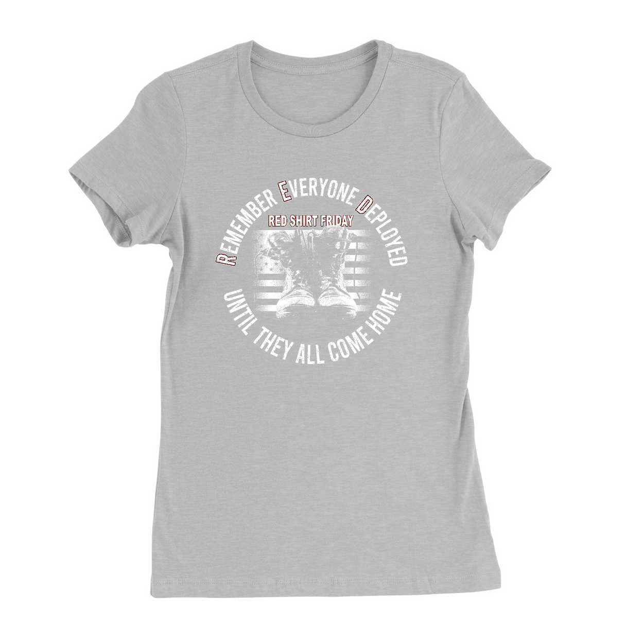 Womens Small Solid Athletic Grey Style_T-Shirt