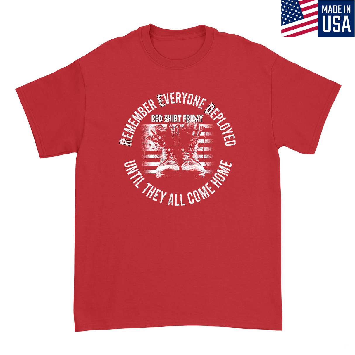 Mens Small Red Style_T-Shirt