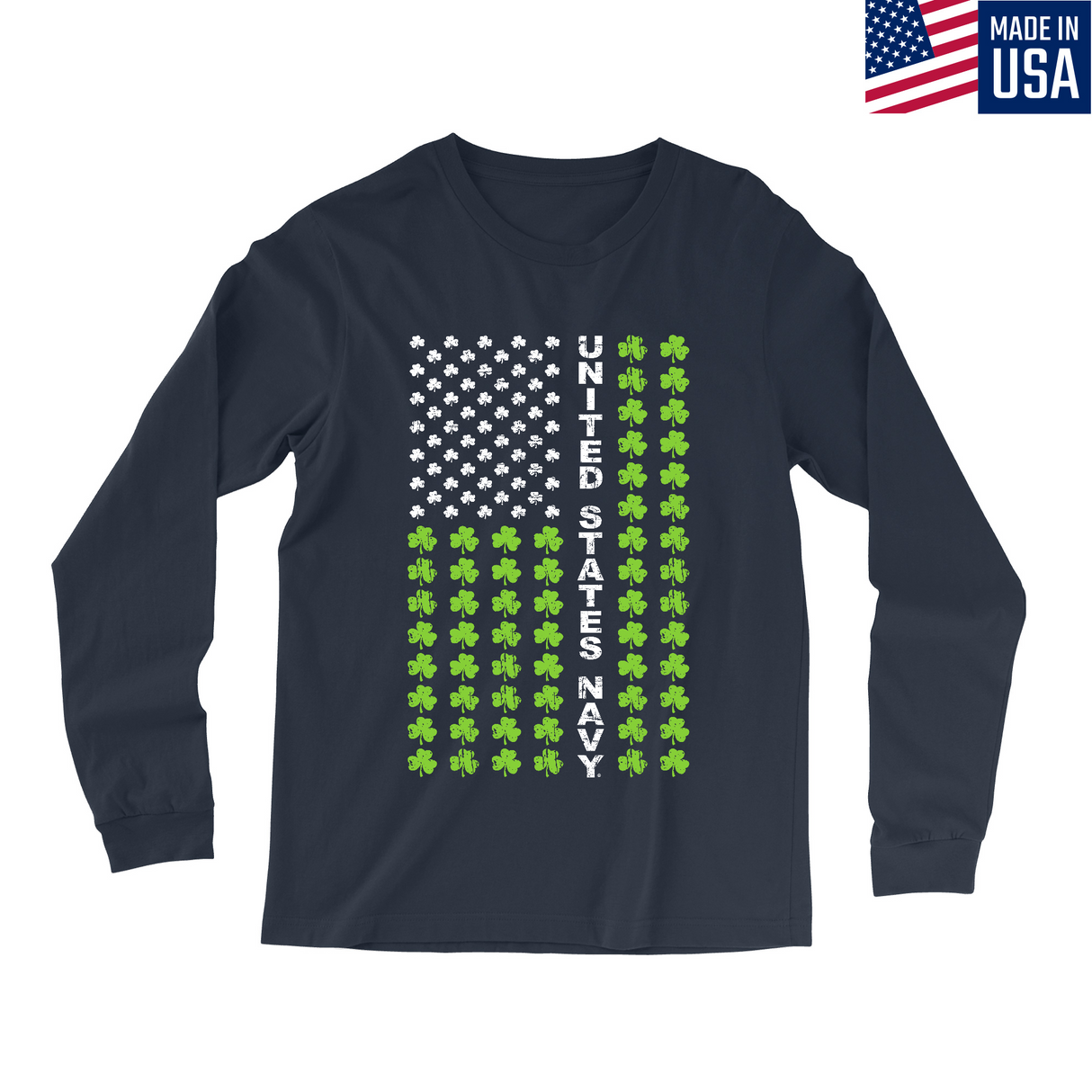Mens Small Navy Style_Long Sleeve