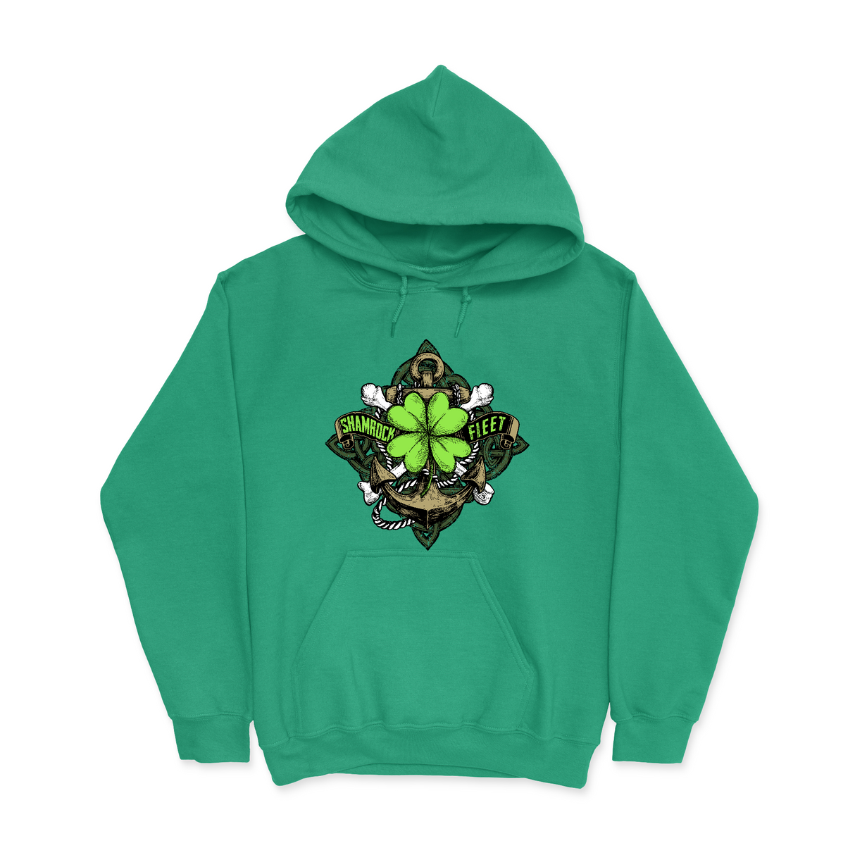 Mens Small Irish Green Style_Hoodie