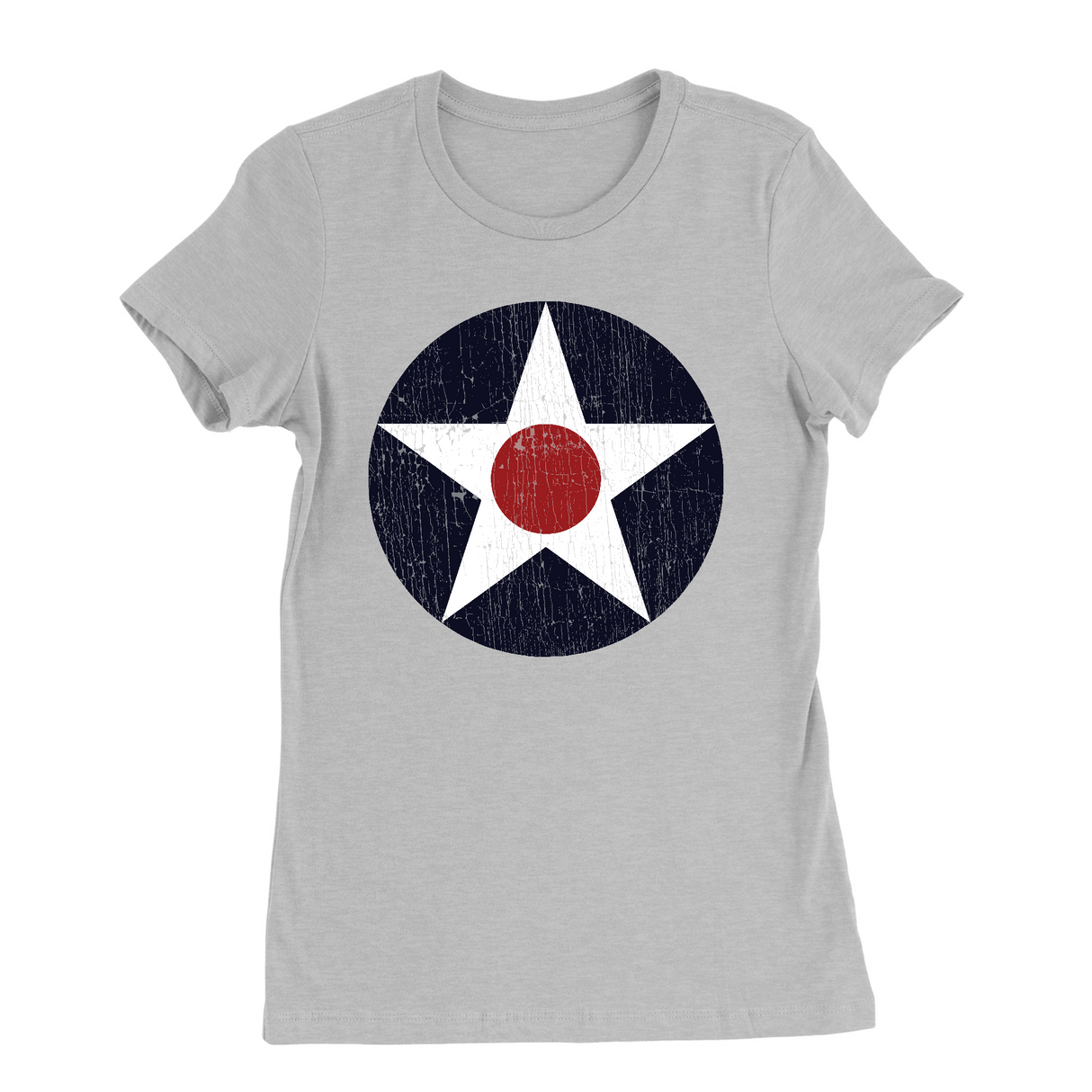 Womens Small Solid Athletic Grey Style_T-Shirt