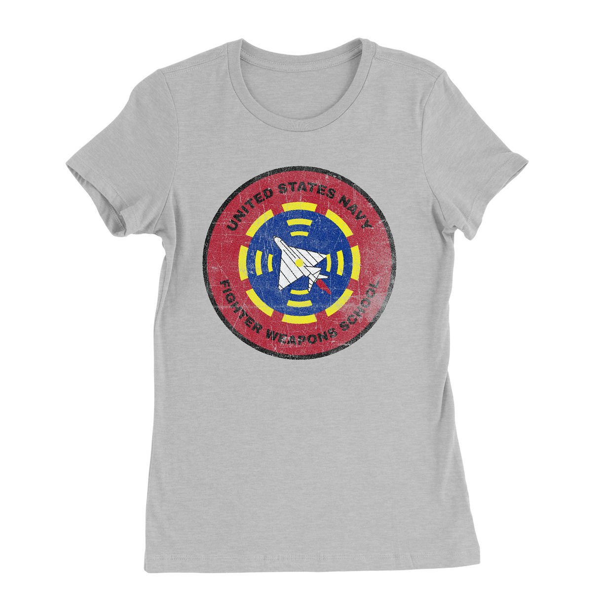 Womens Small Solid Athletic Grey Style_T-Shirt