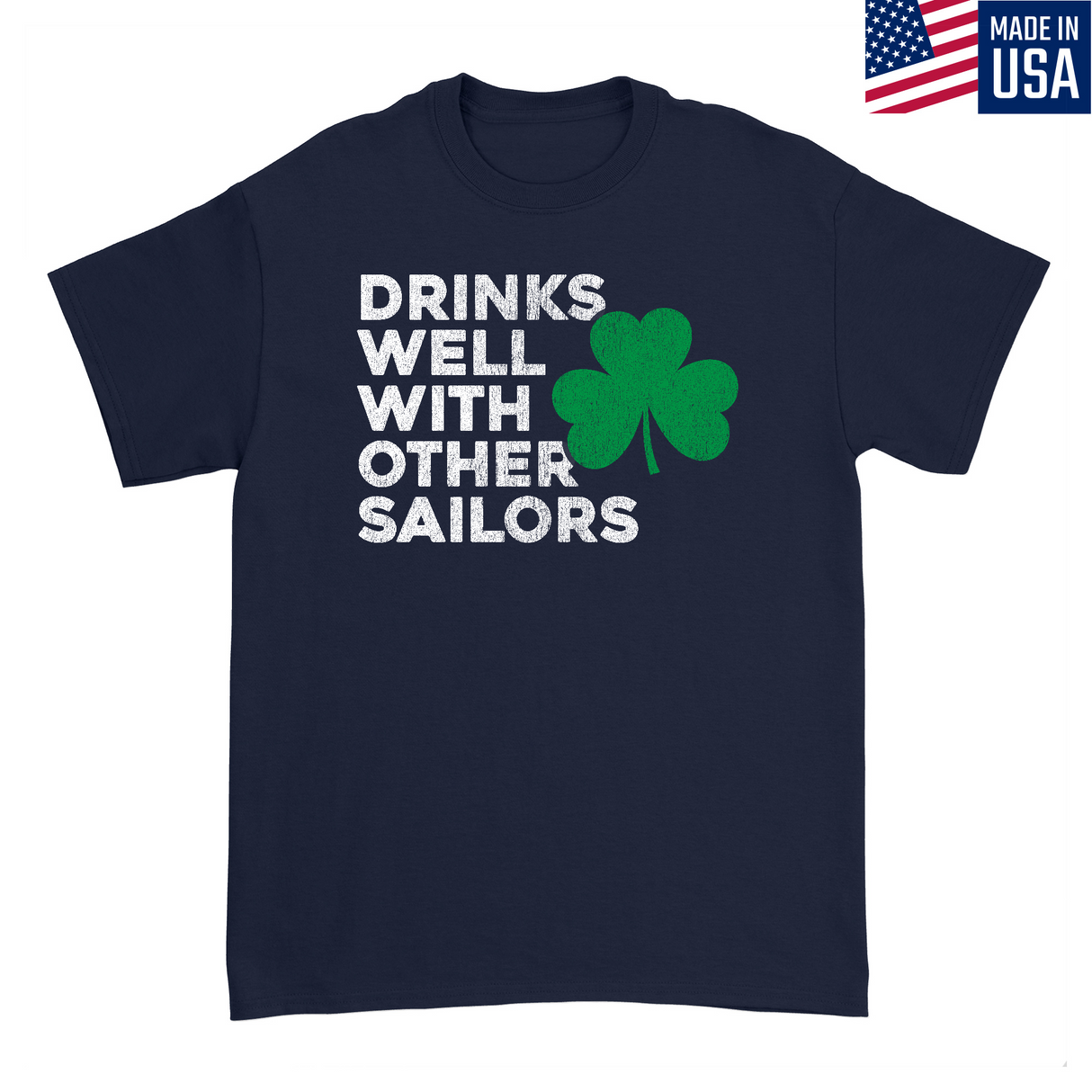 Mens Small Dark Navy Style_T-Shirt