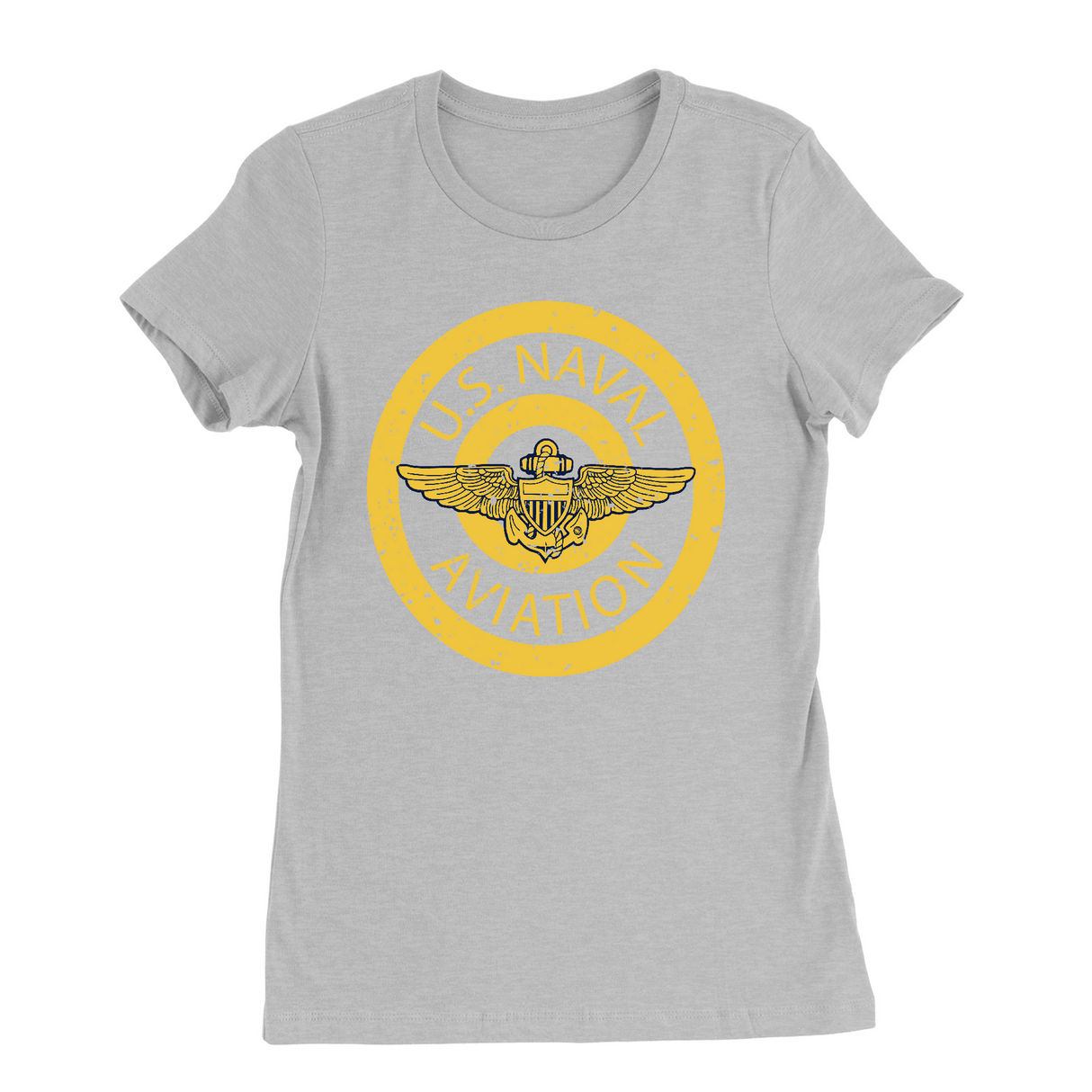 Womens Small Solid Athletic Grey Style_T-Shirt