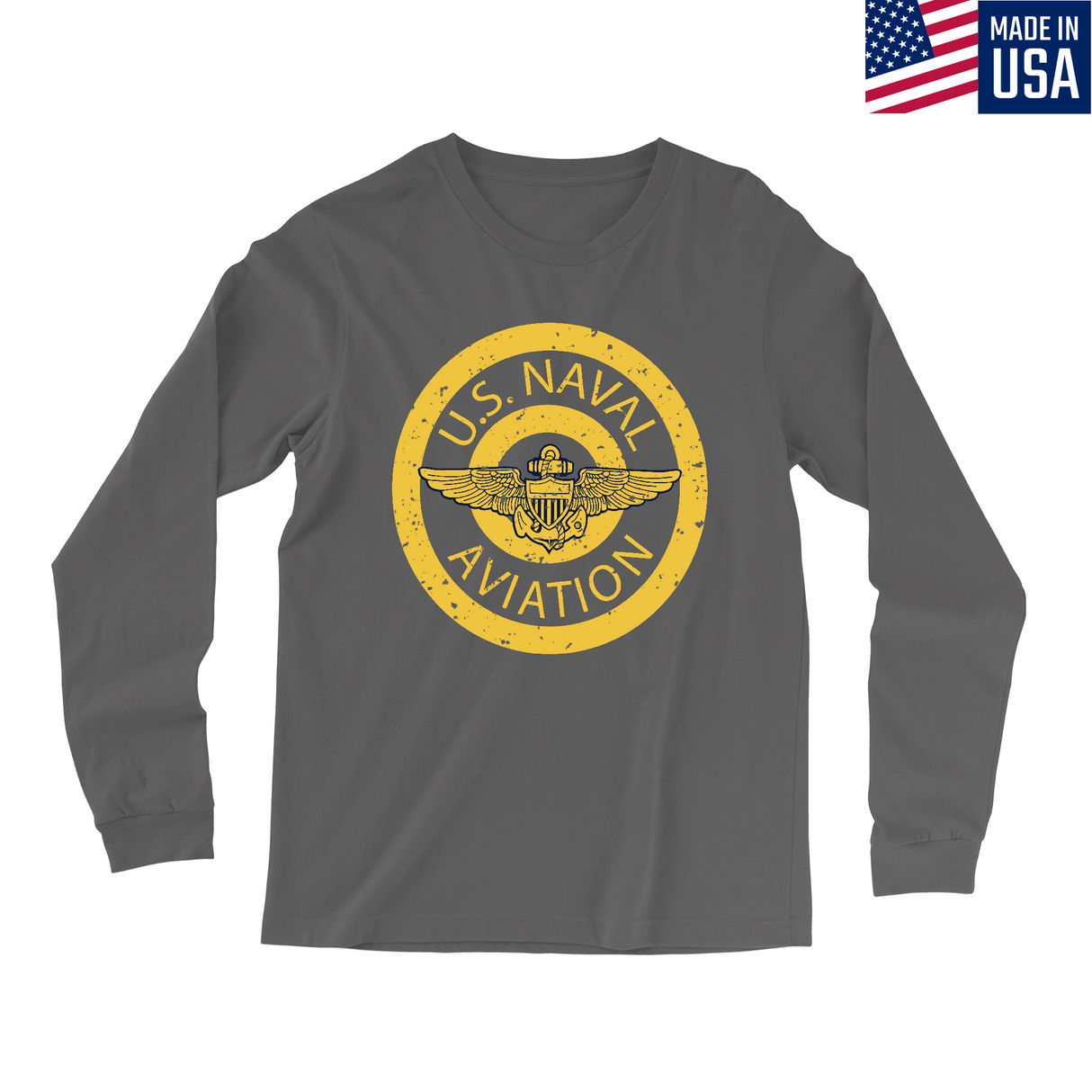 Mens Small Charcoal Style_Long Sleeve