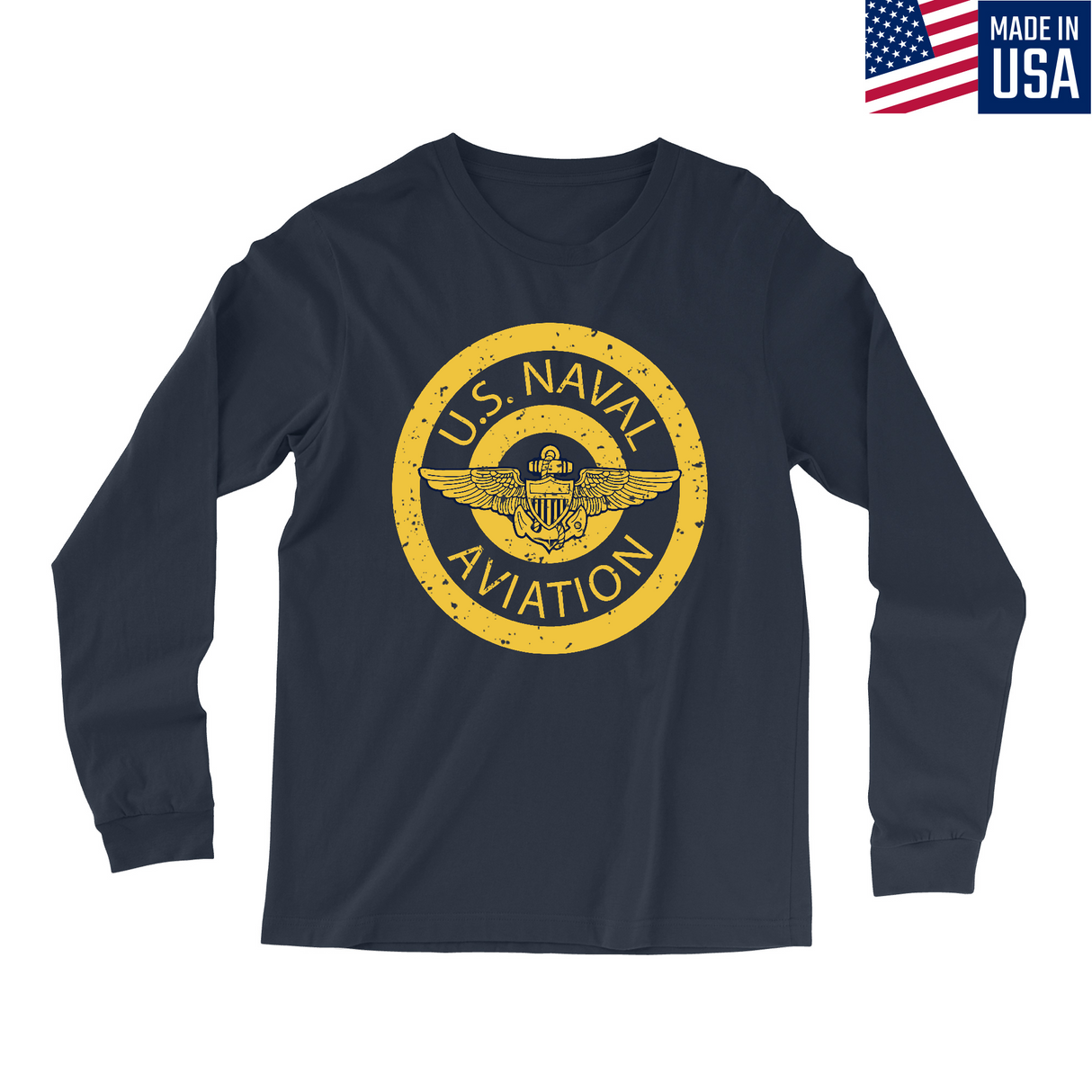 Mens Small Navy Style_Long Sleeve