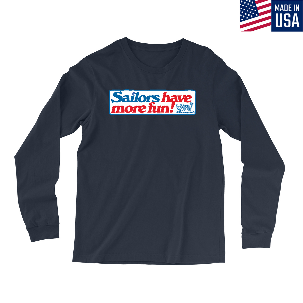 Mens Small Navy Style_Long Sleeve