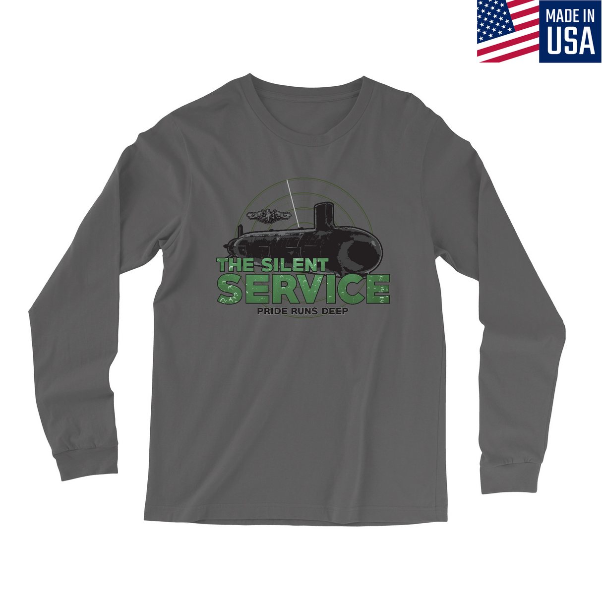 Mens Small Charcoal Style_Long Sleeve