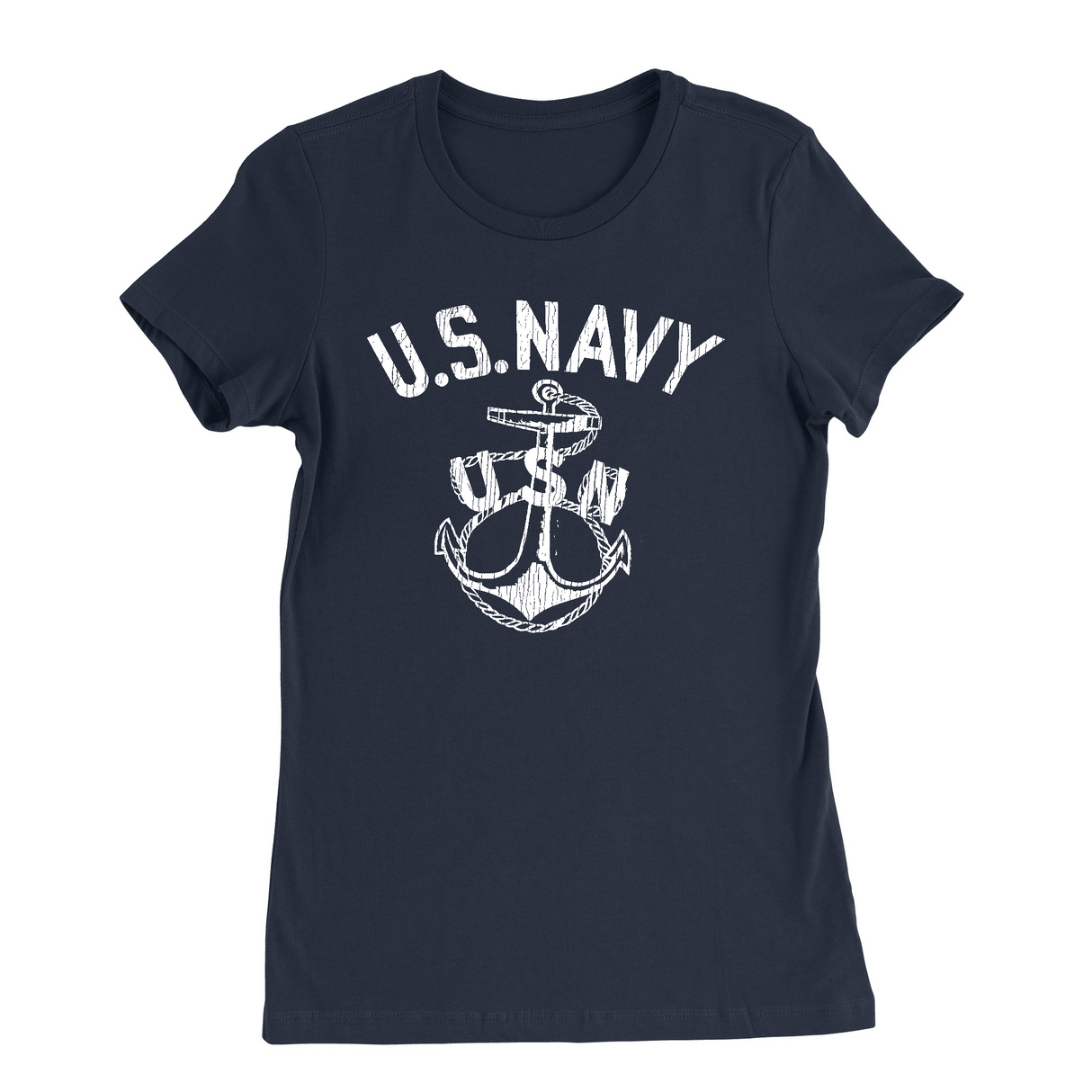 Womens Small Navy Style_T-Shirt