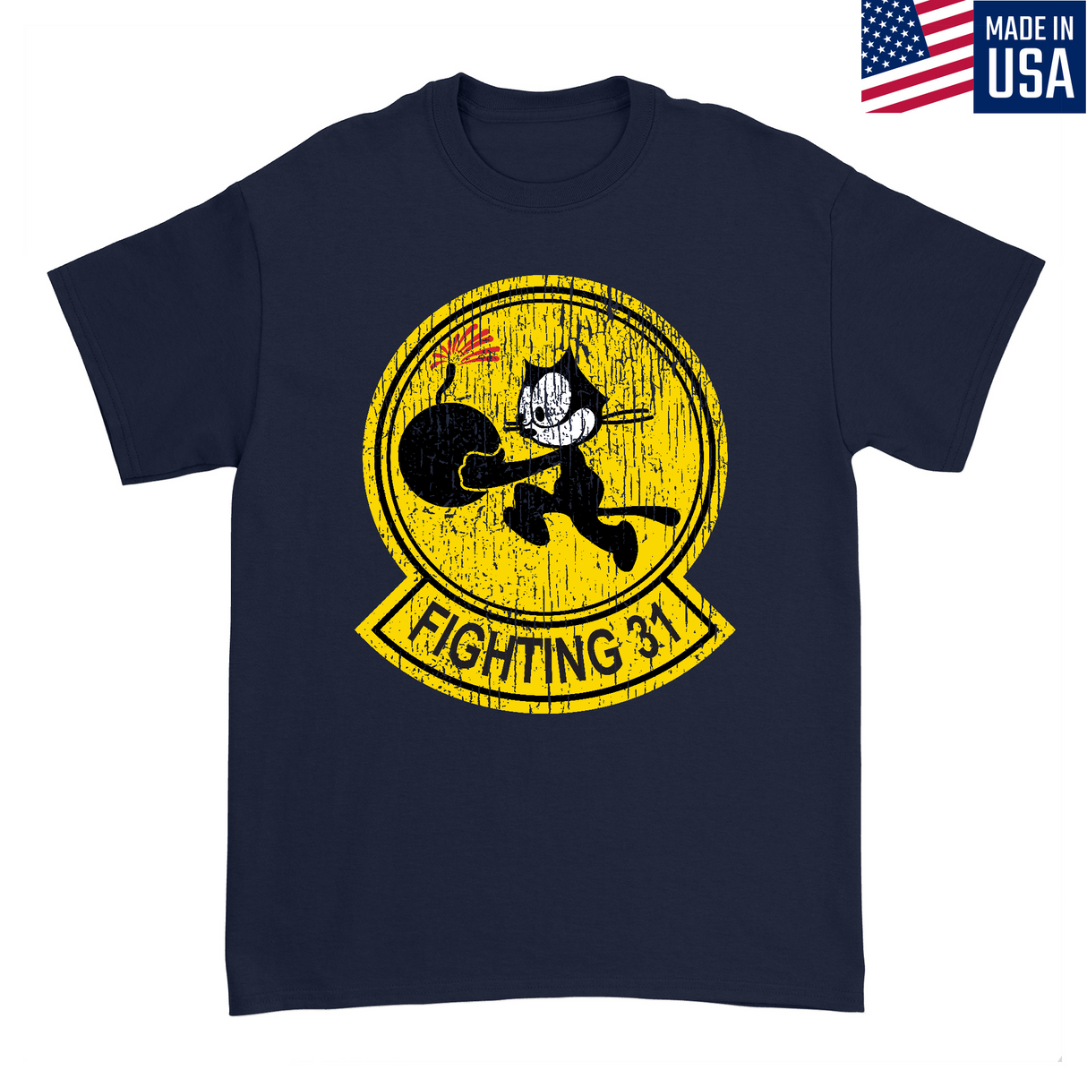 Mens Small Dark Navy Style_T-Shirt