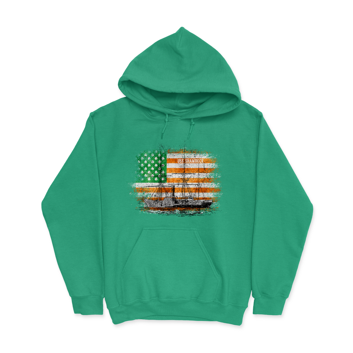 Mens Small Irish Green Style_Hoodie
