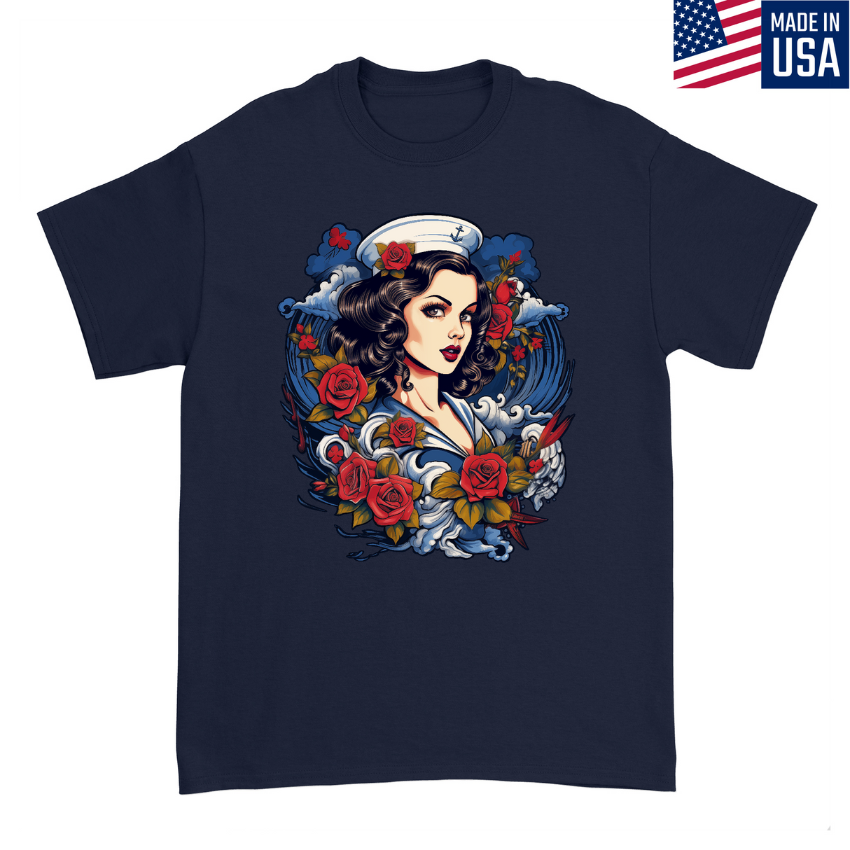 Mens Small Dark Navy Style_T-Shirt