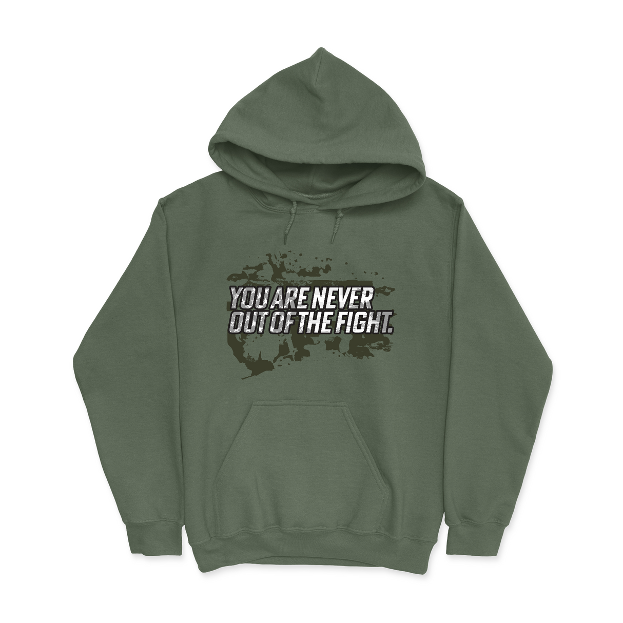 Mens Small Military Green Style_Hoodie