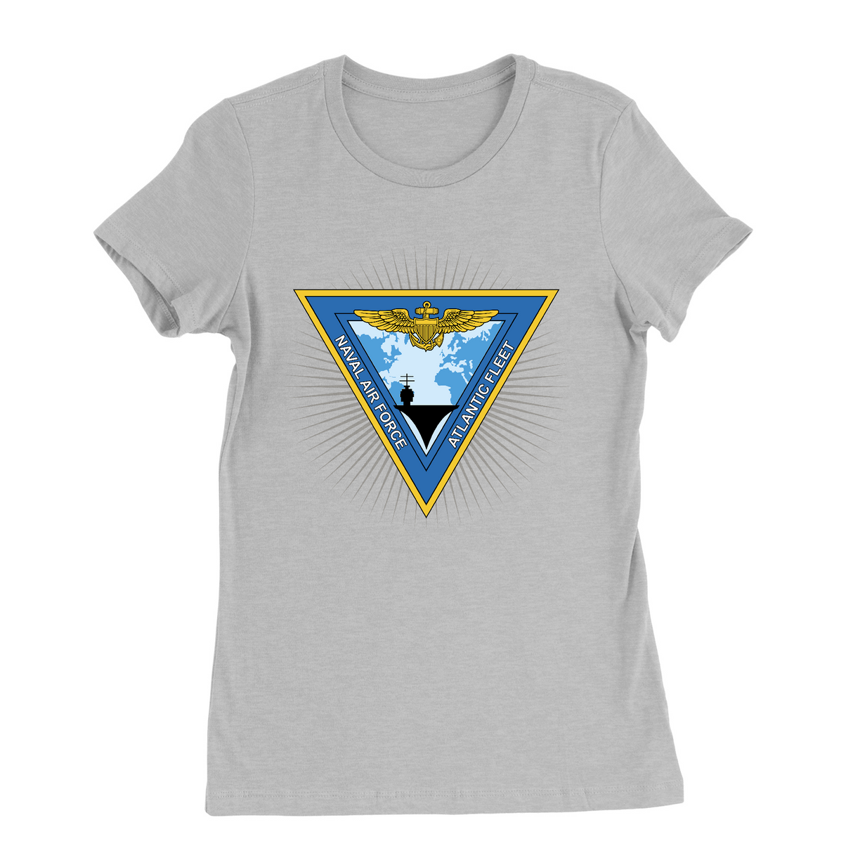 Womens Small Solid Athletic Grey Style_T-Shirt