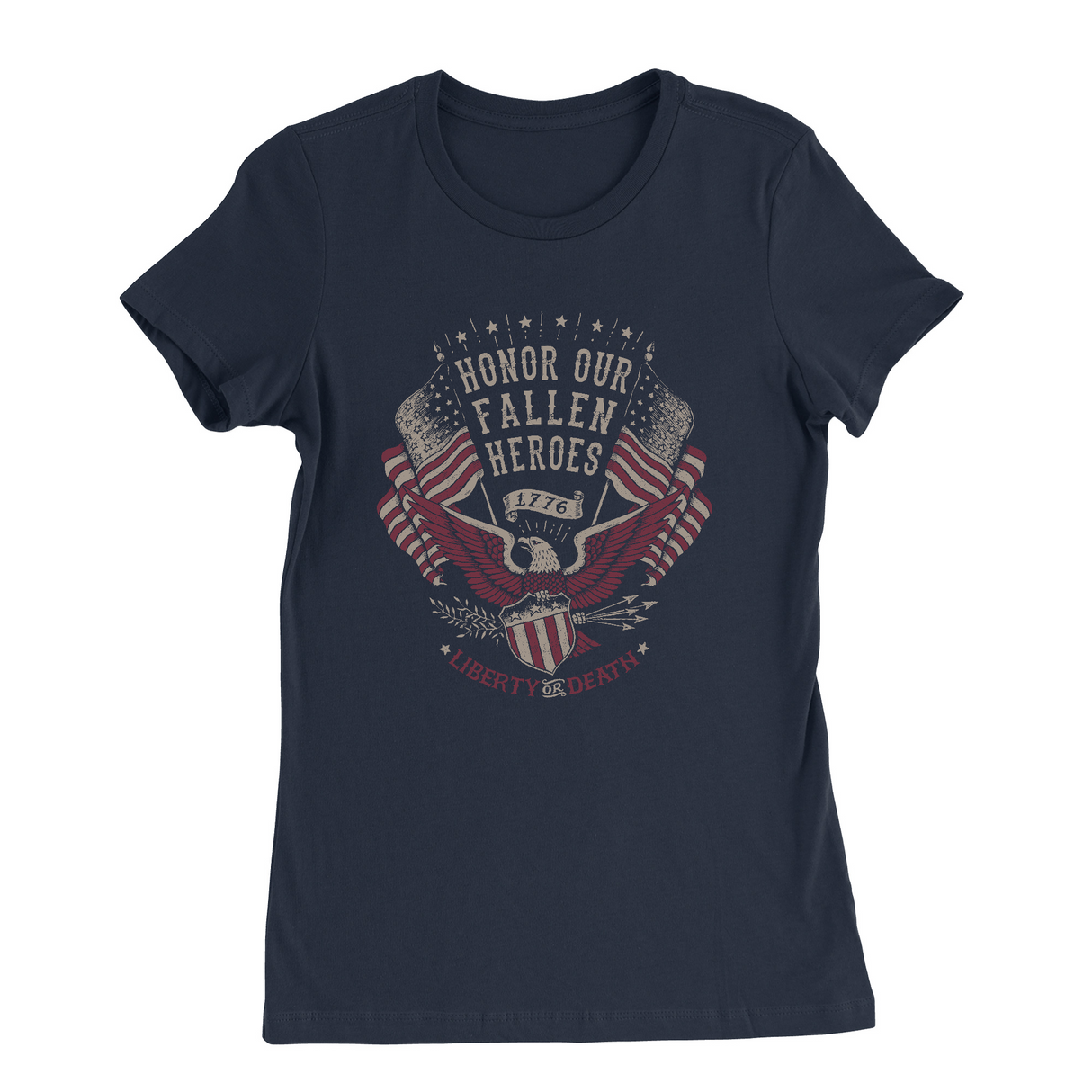 Womens Small Navy Style_T-Shirt